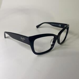 Maui Jim MJ768-02 PLUMERIA Eyeglasses Frames Black Square 55-17-135 H10793